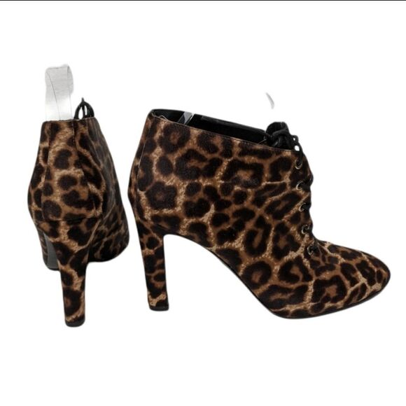 DIANE VON FURSTENBERG Skylar Calf Hair Booties 9 - Picture 4 of 11